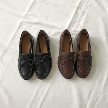 리본 로퍼- shoes
